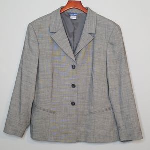 {Austin Reed} Vintage Black & White Zig Zag Blazer